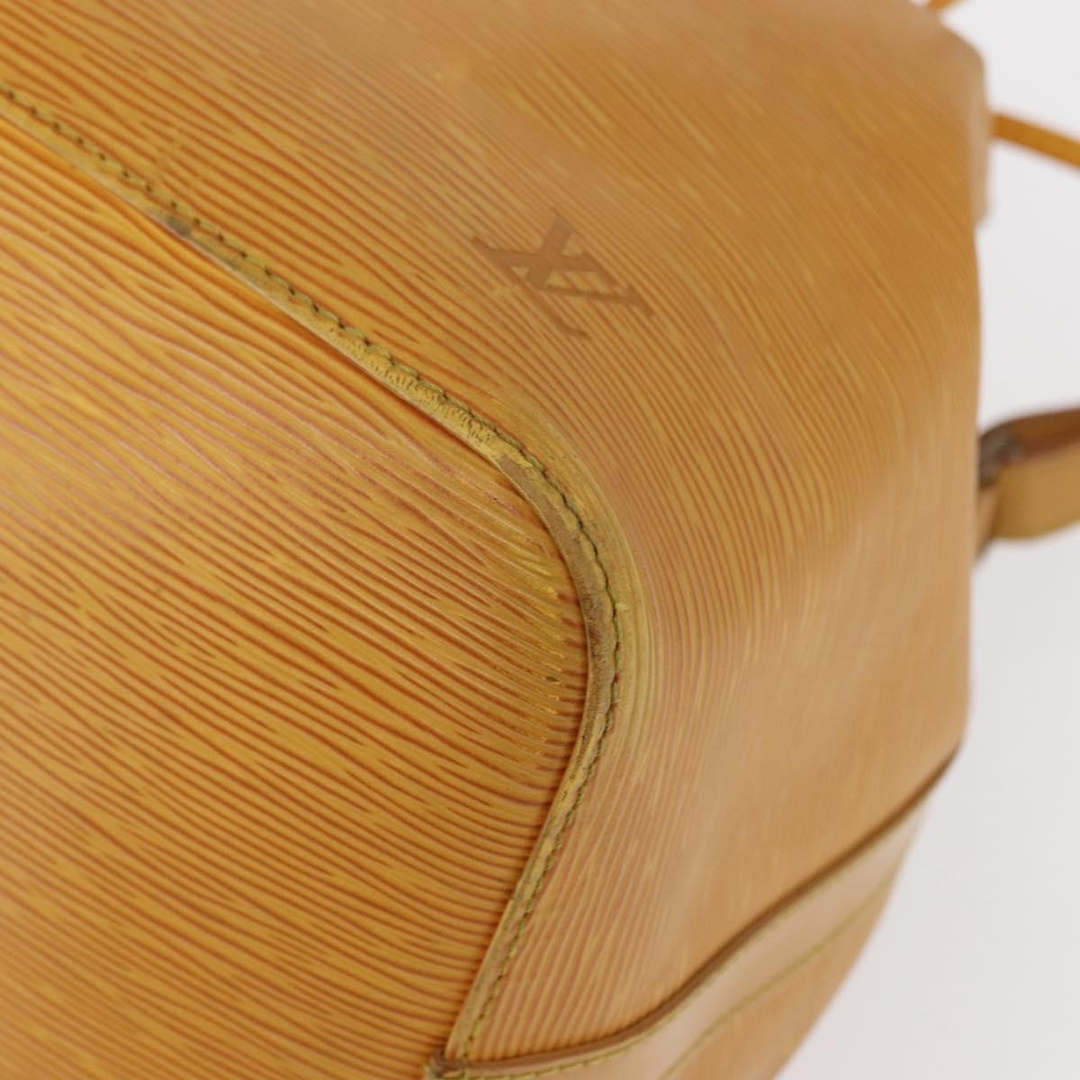 Louis Vuitton Petit Noe Handbag Epi Leather Yellow Leather Shoulder Bag