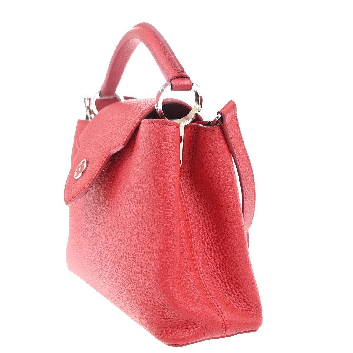 Louis Vuitton Capucines Bag Leather Red Leather Handbag