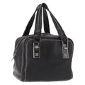 Chanel Cc Bowler Quilted Caviar Black Leather Handbag
