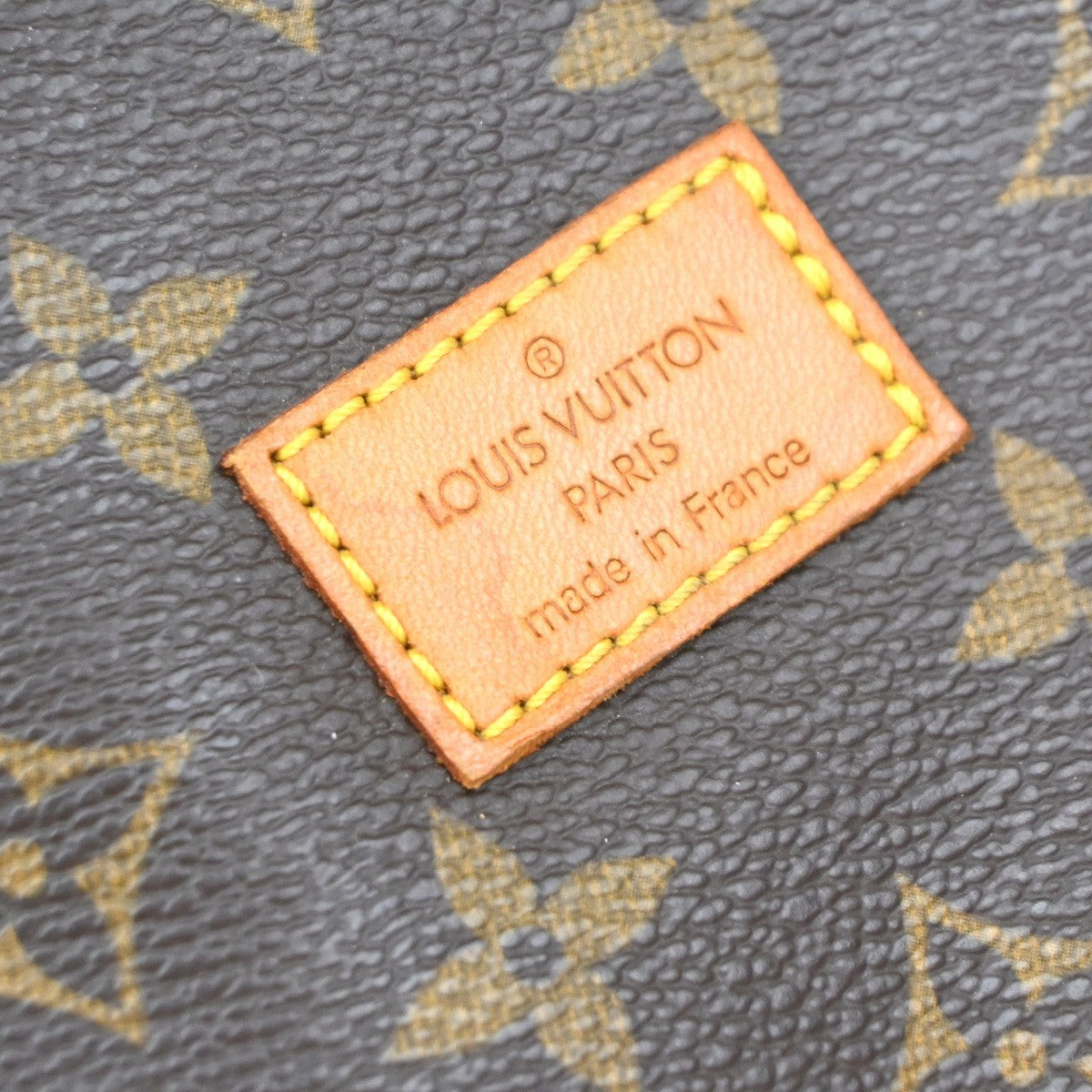 Louis Vuitton Saumur Handbag Monogram Canvas Brown Canvas Shoulder Bag