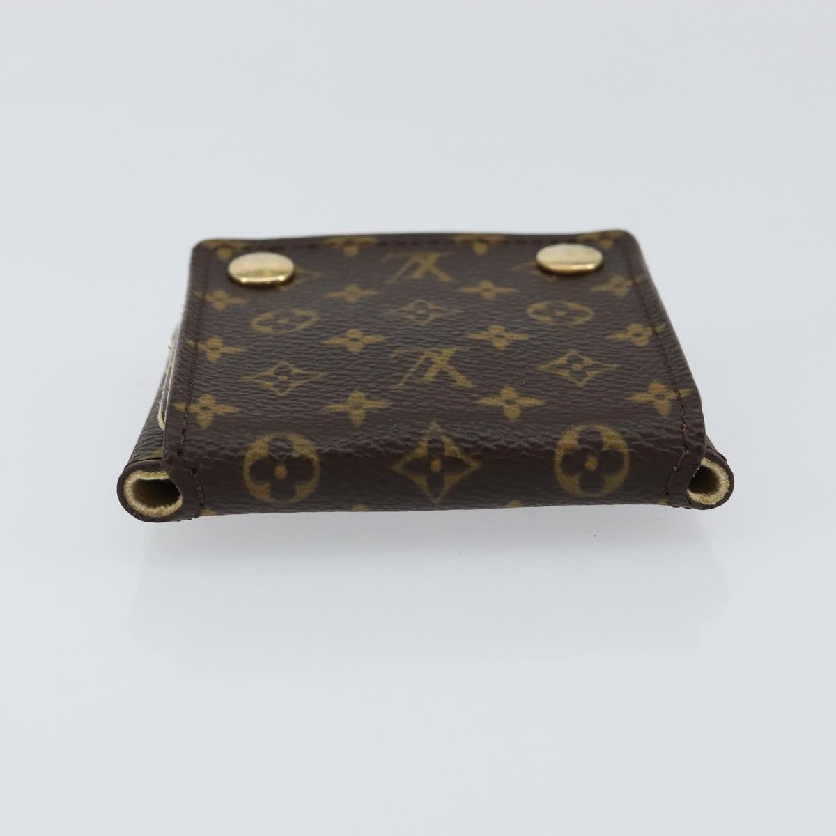 Louis Vuitton Case Jewelry Box Canvas Brown Canvas Wallets Accessory