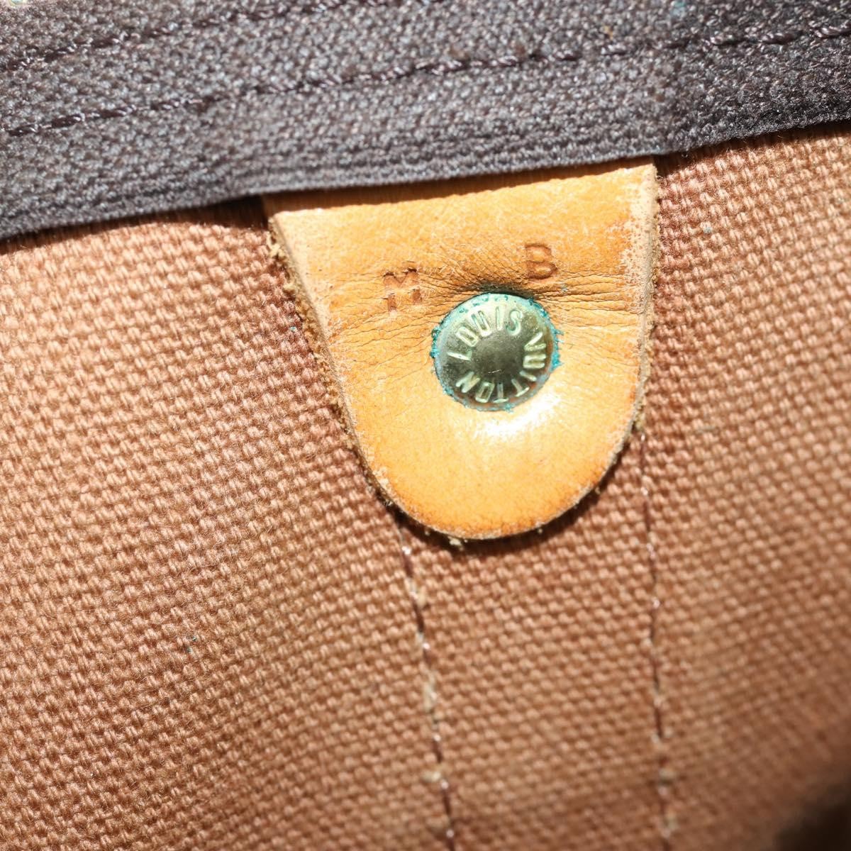 Louis Vuitton Keepall Bag Monogram Canvas Brown Canvas Travel Bag