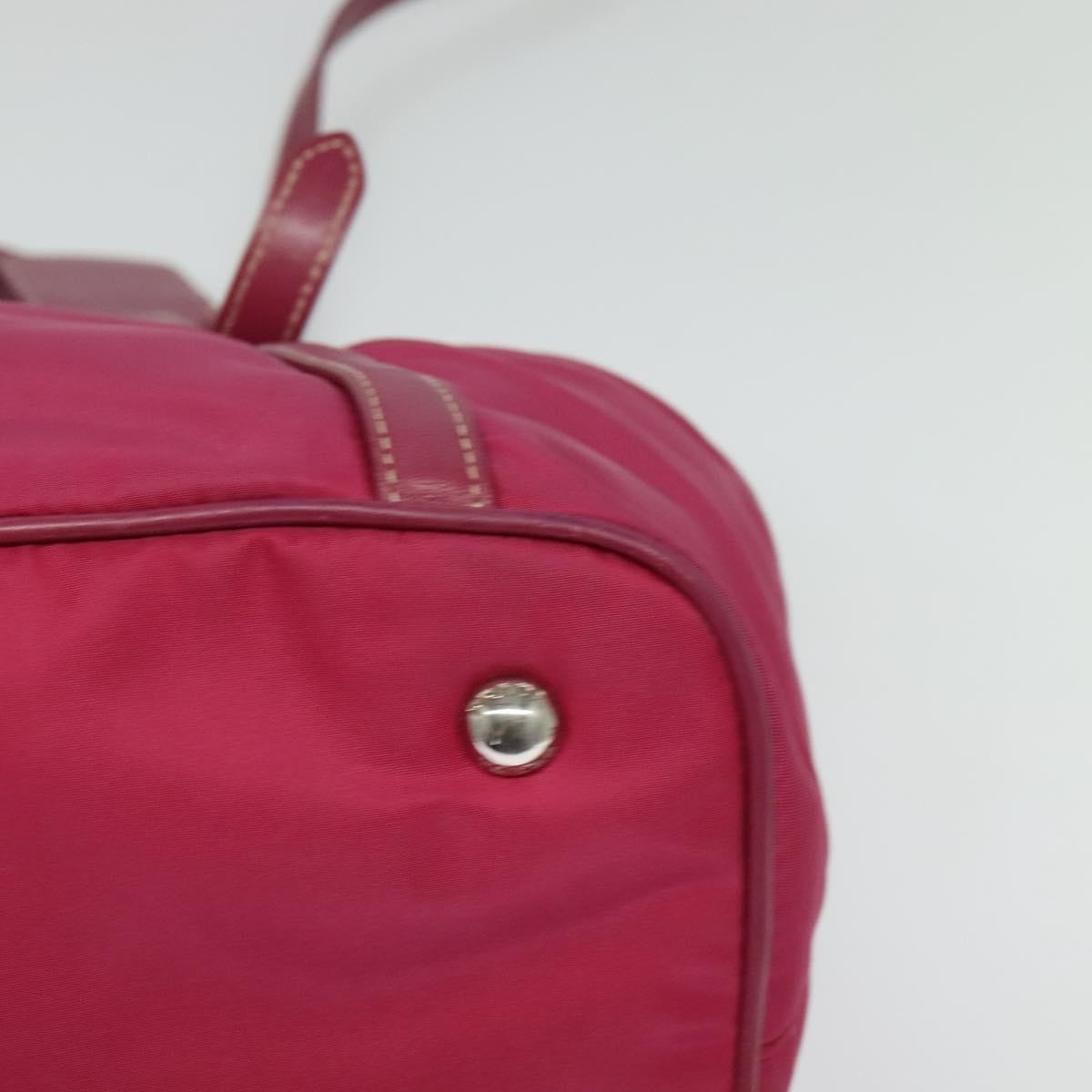 Prada Convertible Belted Hobo Tessuto With Leather Pink Nylon Tote Bag Bag