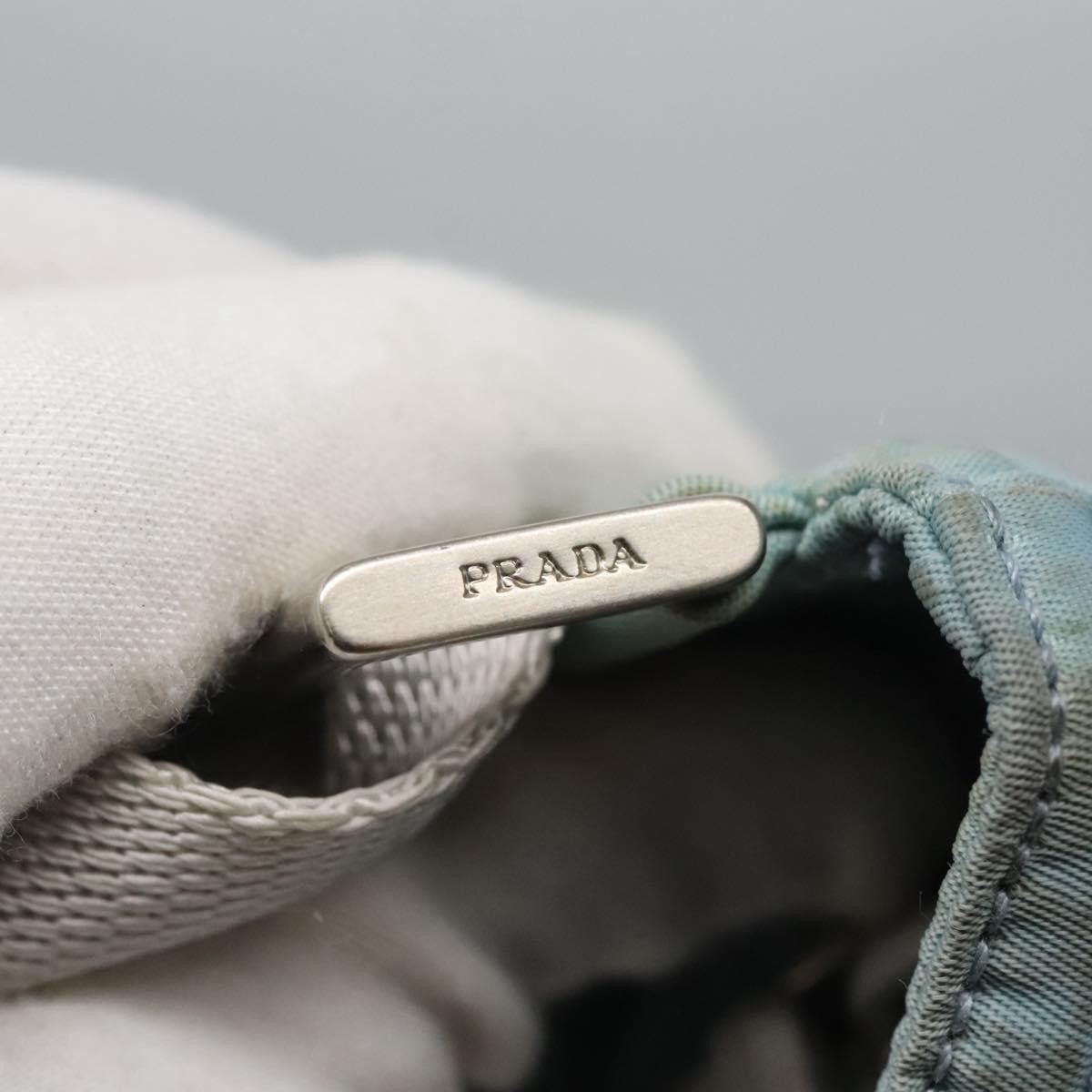 Prada Flat Messenger Bag Tessuto Blue Nylon Shoulder Bag Bag