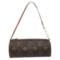 Louis Vuitton Papillon Pochette Monogram Canvas Brown Canvas Clutche & Pouche Bag