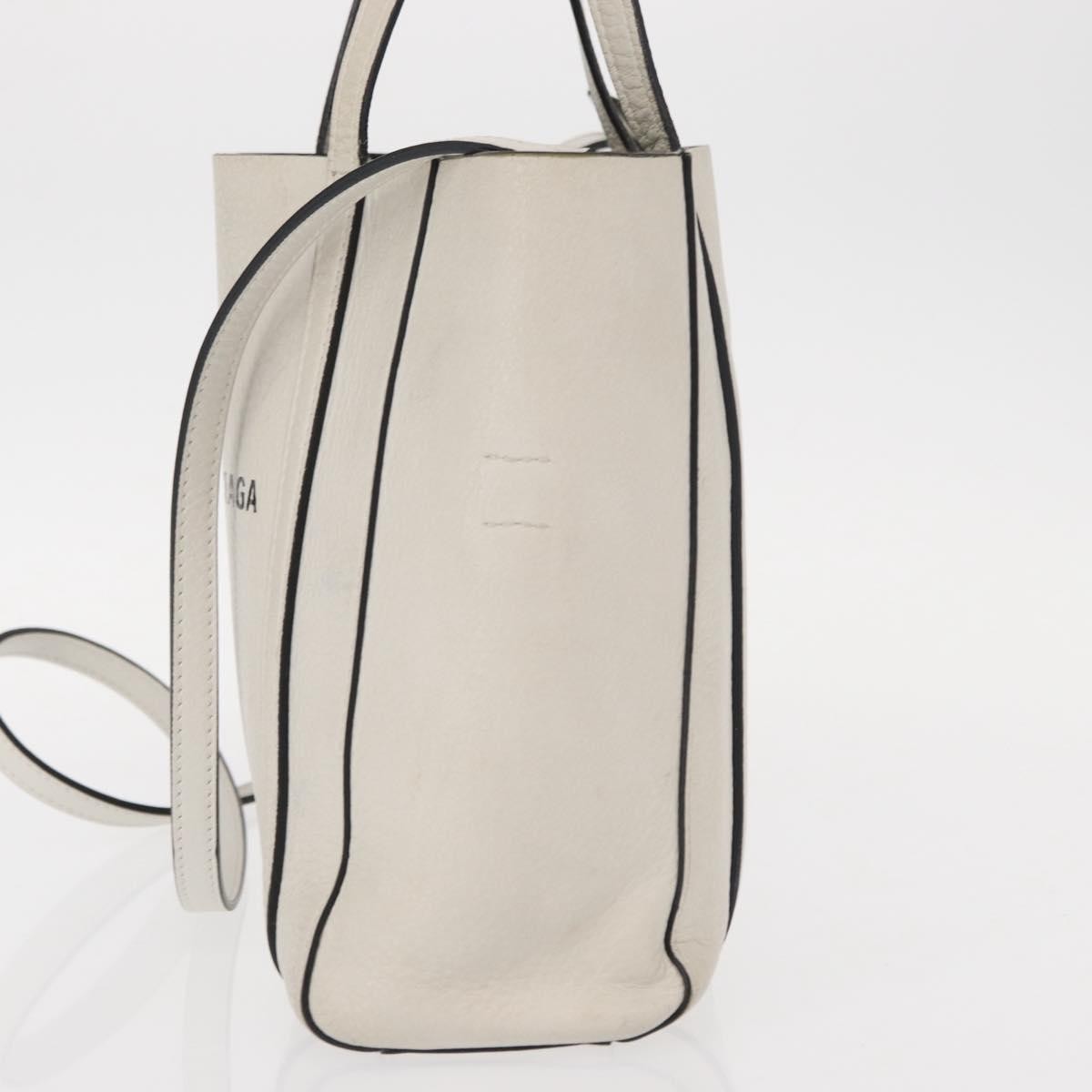Balenciaga Everyday Tote Leather White Leather Tote Bag