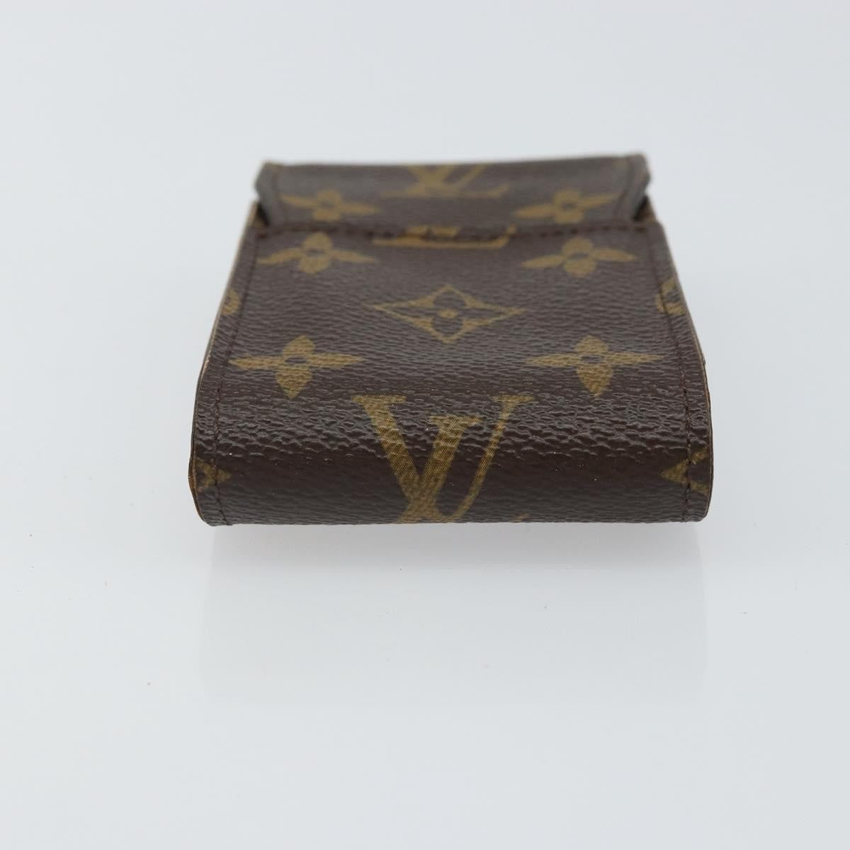 Louis Vuitton Etui Cigarette Case Monogram Canvas Brown Canvas Wallets Accessory