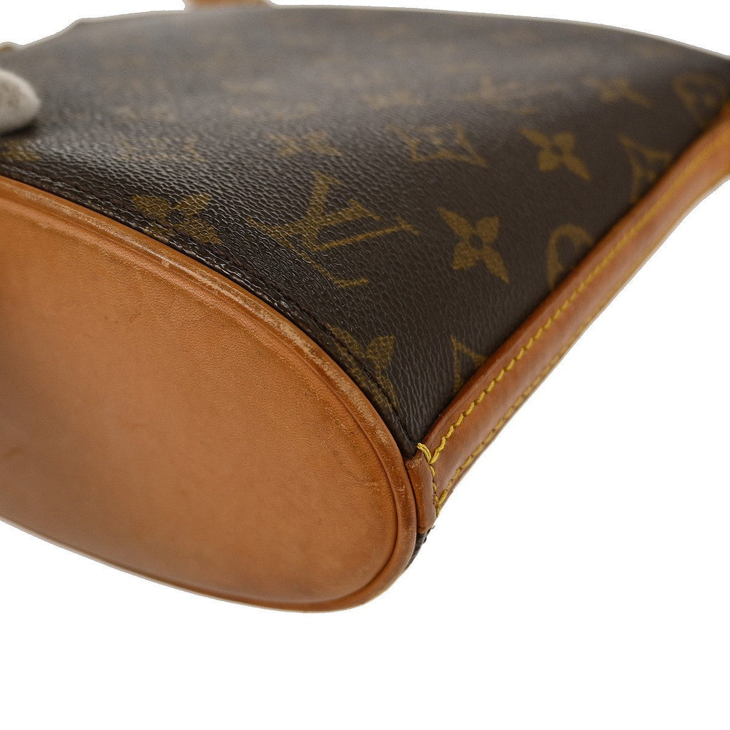 Louis Vuitton Drouot Handbag Monogram Canvas Brown Canvas Shoulder Bag