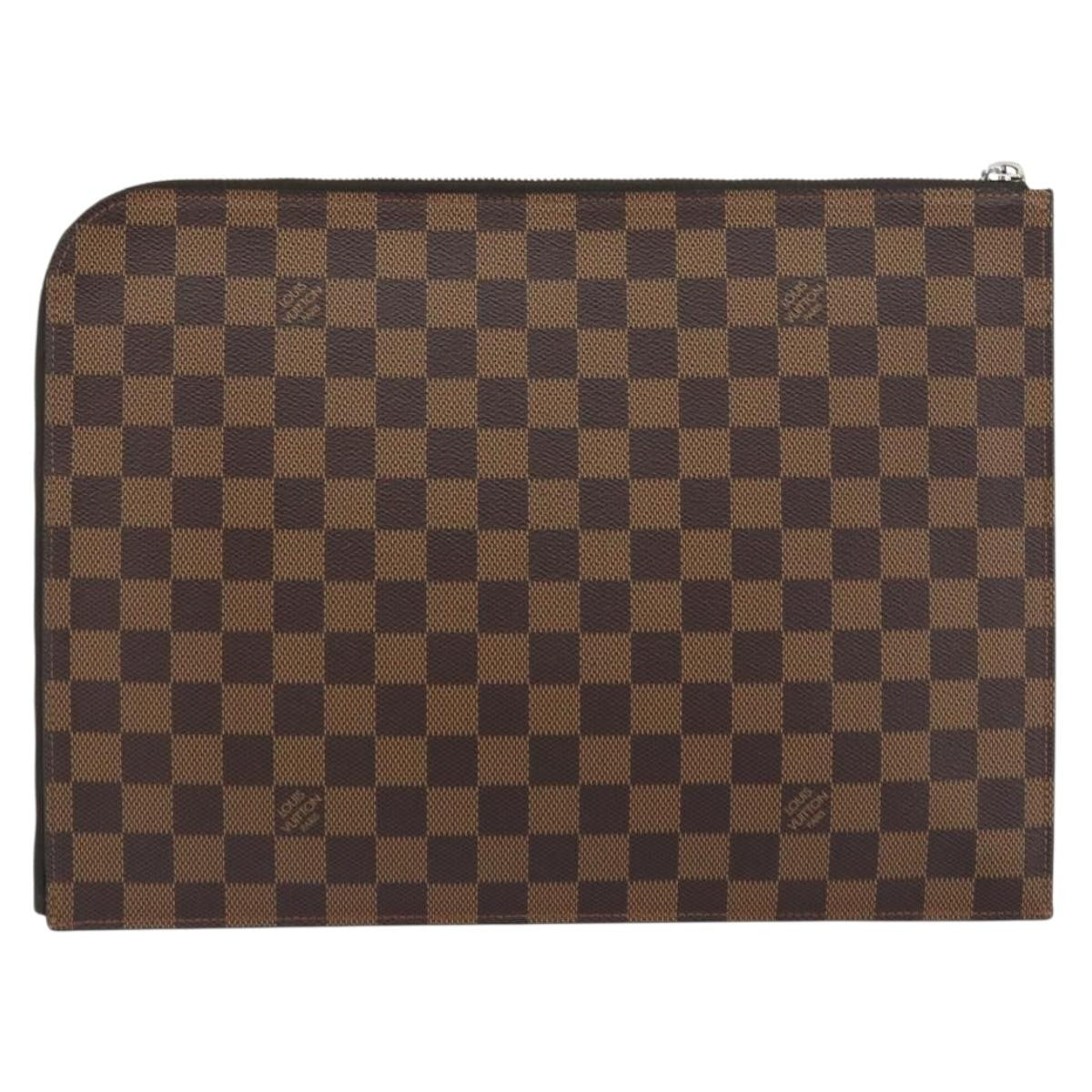 Louis Vuitton Pochette Jour Limited Edition Chapman Savane Damier Brown Canvas Clutche & Pouche Bag