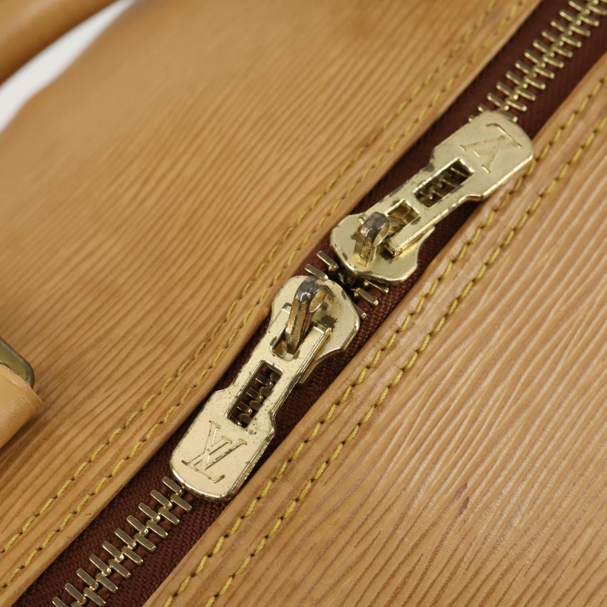Louis Vuitton Keepall Bag Epi Leather Beige Leather Travel Bag