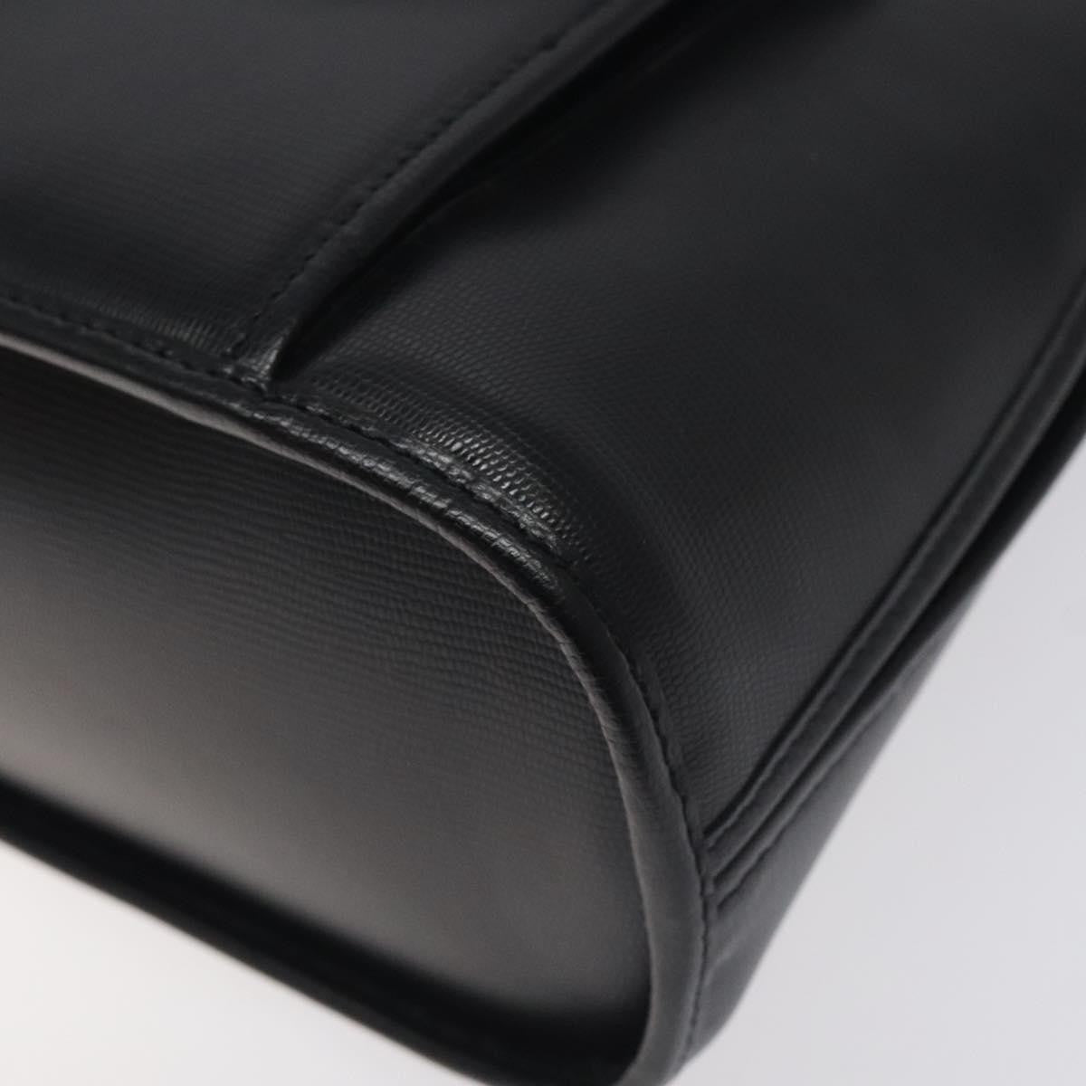 Celine Circle Logo Handbag Leather Black Leather Bag