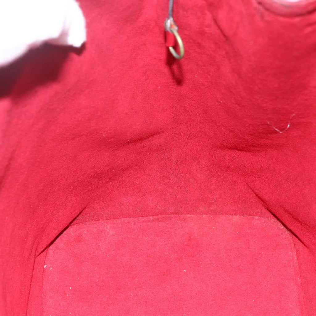 Louis Vuitton Petit Noe Handbag Epi Leather Red Leather Shoulder Bag