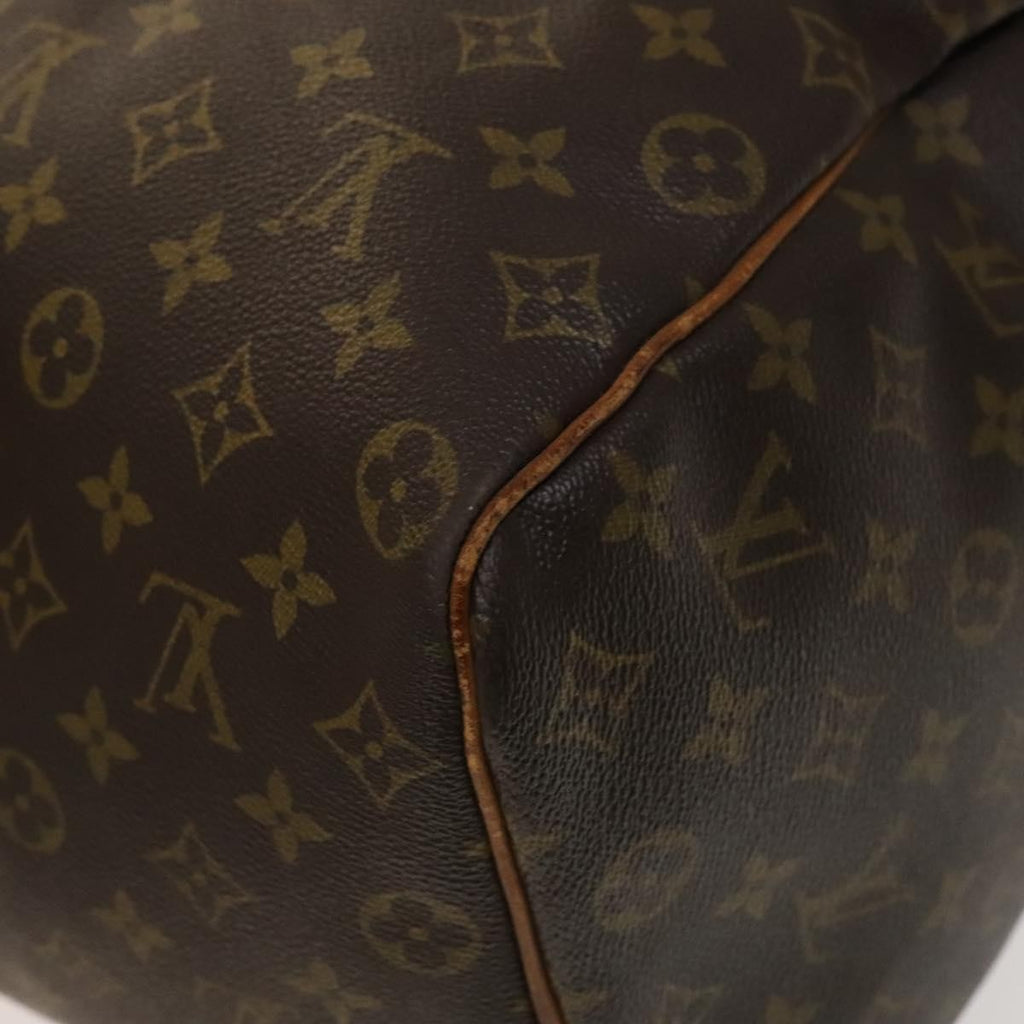 Louis Vuitton Keepall Bag Monogram Canvas Brown Canvas Travel Bag