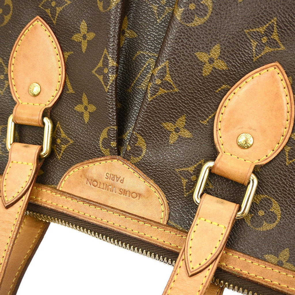 Louis Vuitton Palermo Handbag Monogram Canvas Brown Canvas Tote Bag