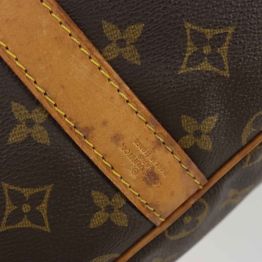 Louis Vuitton Keepall Bandouliere Bag Monogram Canvas Brown Canvas Travel Bag