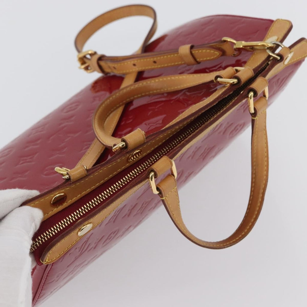 Louis Vuitton Blair Monogram Vernis Pink Patent_Leather Handbag