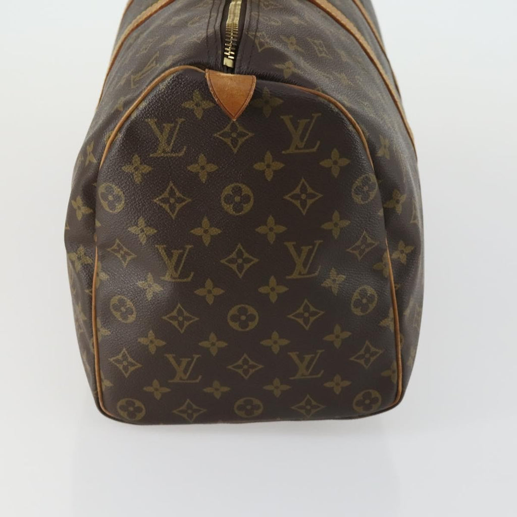 Louis Vuitton Keepall Bag Monogram Canvas Brown Canvas Travel Bag