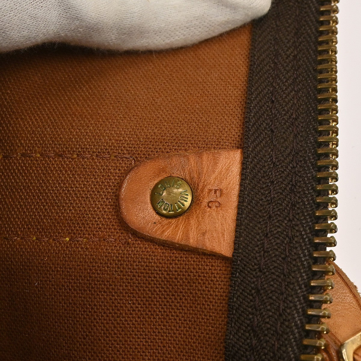 Louis Vuitton Keepall Bag Monogram Canvas Brown Canvas Travel Bag
