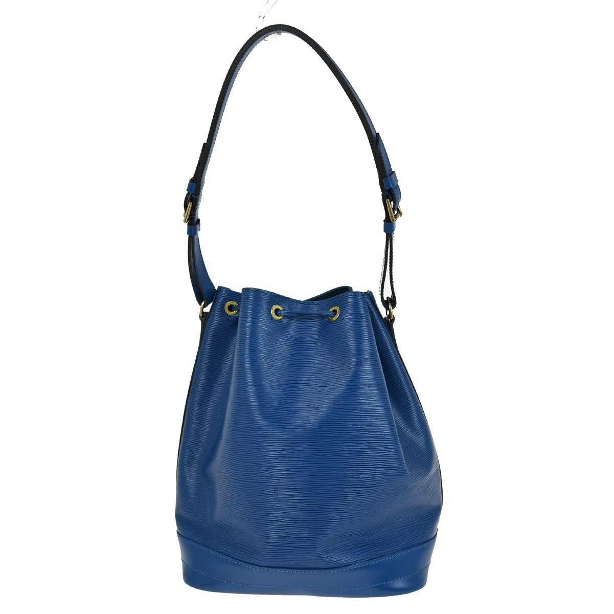 Louis Vuitton Noe Handbag Epi Leather Blue Leather Shoulder Bag