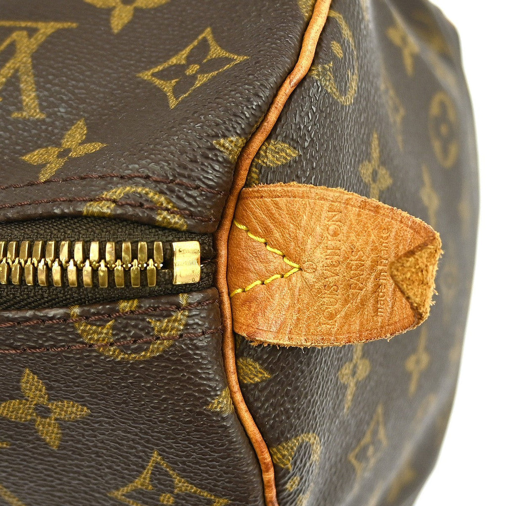 Louis Vuitton Keepall Bag Monogram Canvas Brown Canvas Travel Bag