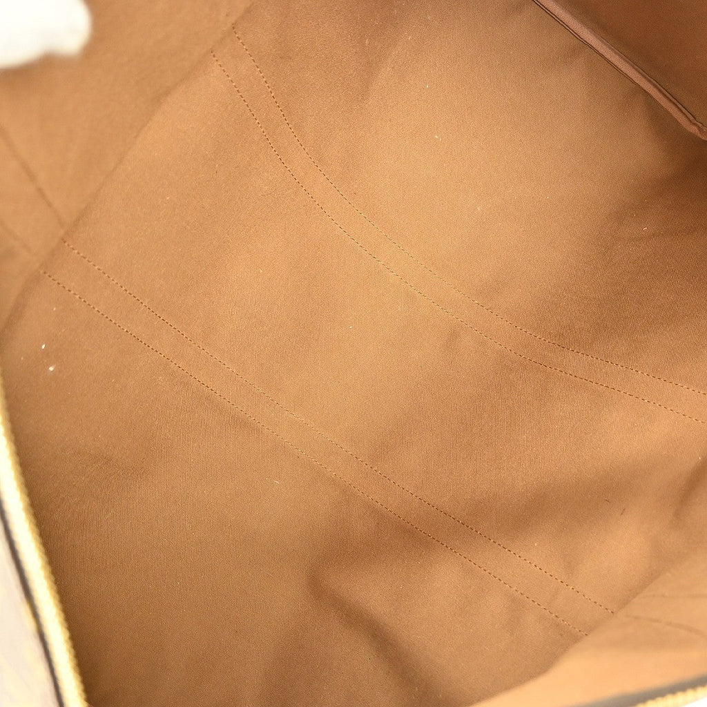 Louis Vuitton Keepall Bag Monogram Canvas Brown Canvas Travel Bag