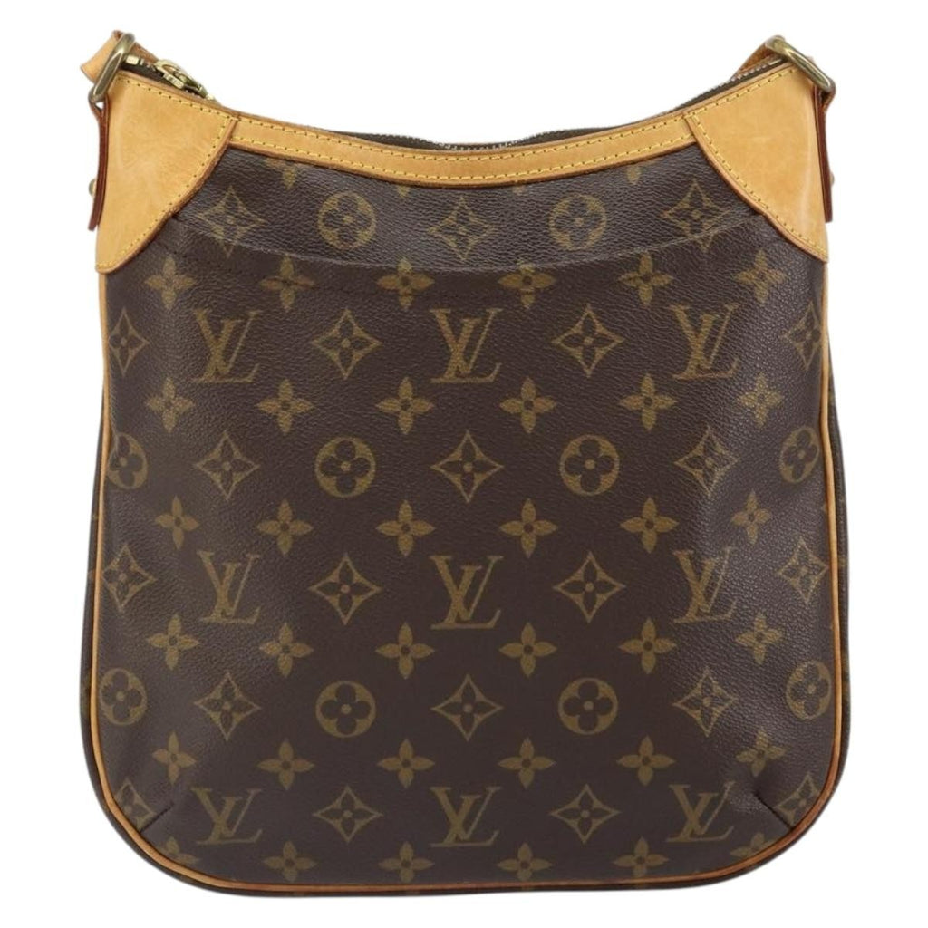 Louis Vuitton Odeon Handbag Monogram Canvas Brown Canvas Shoulder Bag