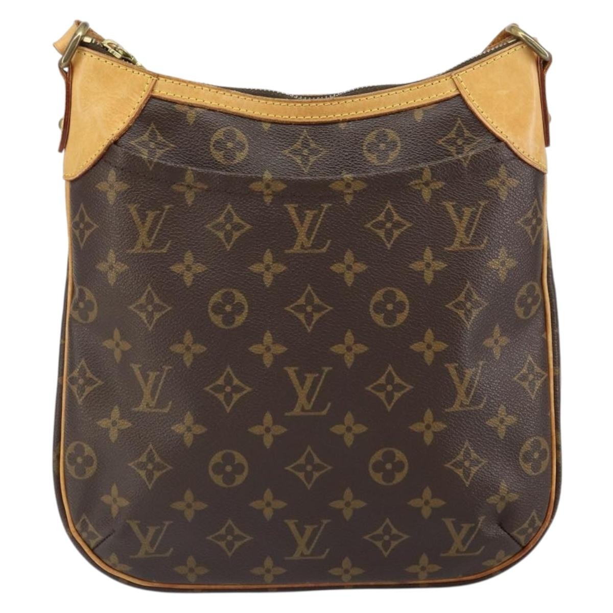 Louis Vuitton Odeon Handbag Monogram Canvas Brown Canvas Shoulder Bag