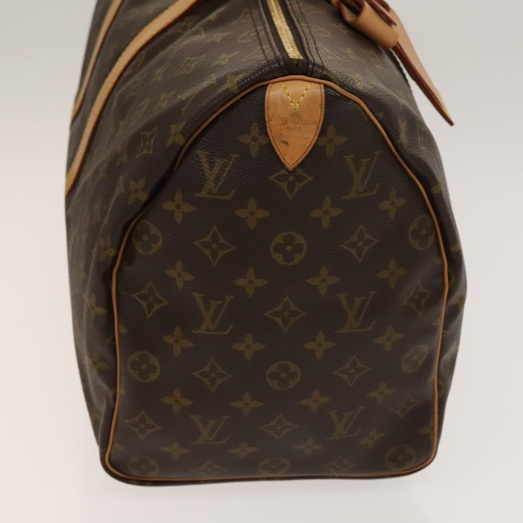 Louis Vuitton Keepall Bag Monogram Canvas Brown Canvas Bag