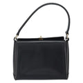 Gucci Vintage Handbag Leather Black Leather Handbag (Pre-Owned)