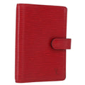 Louis Vuitton Agenda Cover Epi Leather Red Leather Wallets Accessory