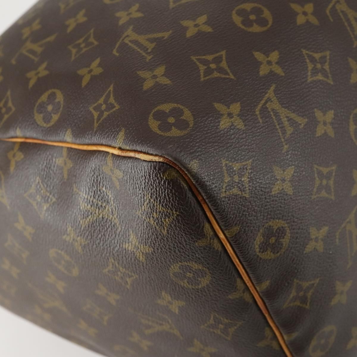 Louis Vuitton Keepall Bag Monogram Canvas Brown Canvas Travel Bag