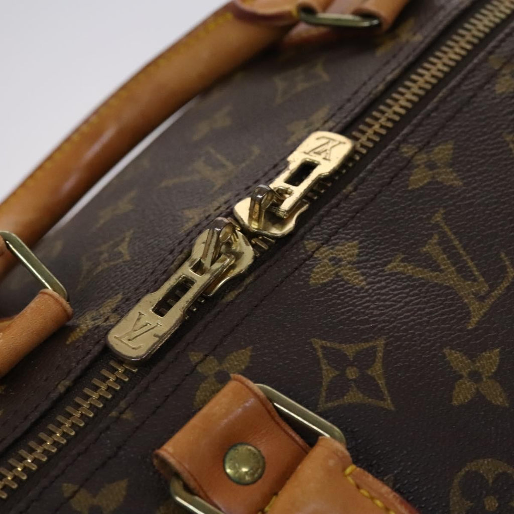 Louis Vuitton Keepall Bag Monogram Canvas Brown Canvas Travel Bag