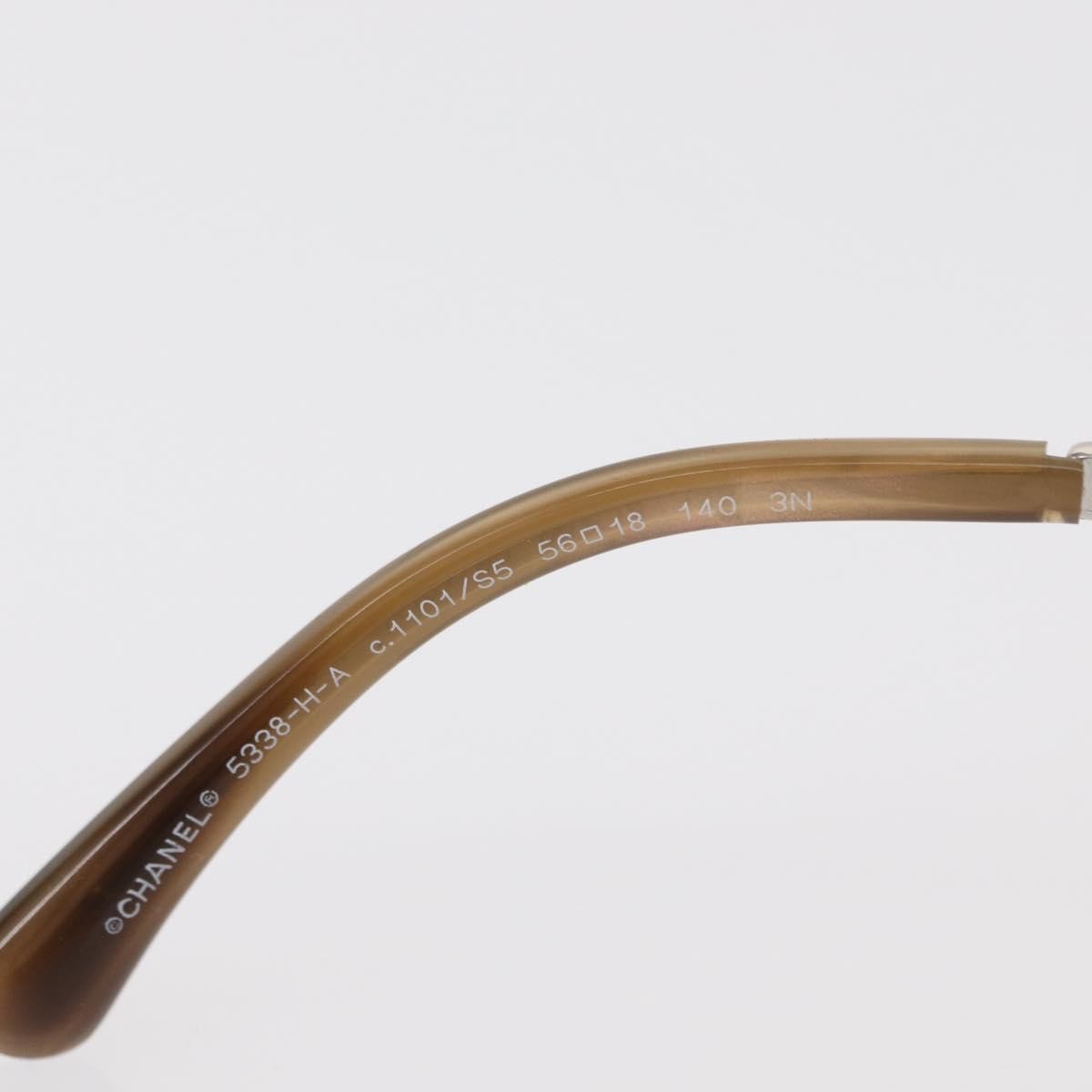 Chanel Logo Cc Sunglasses Plastic Brown Plastic Sunglasse Accessory