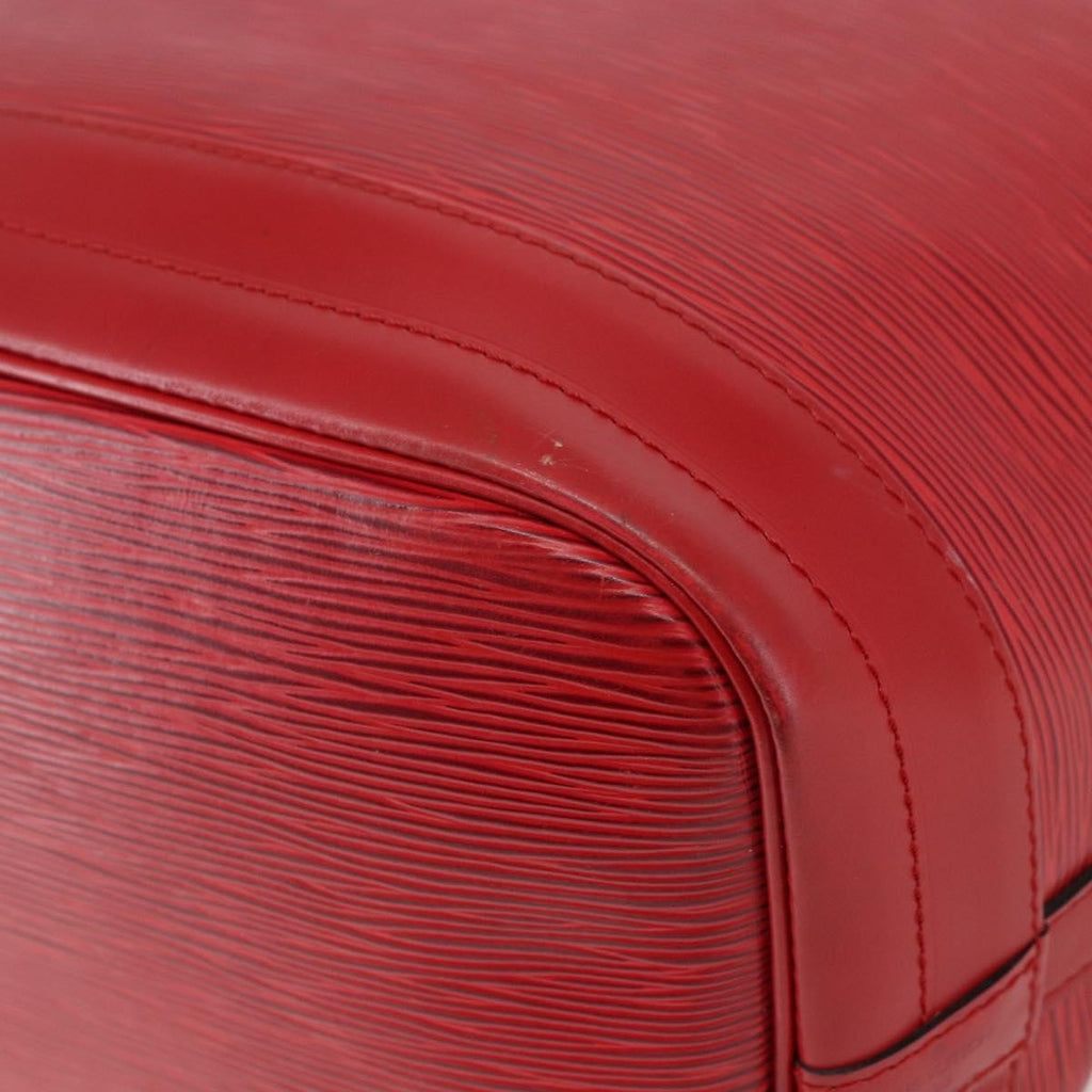 Louis Vuitton Noe Handbag Epi Leather Red Leather Shoulder Bag