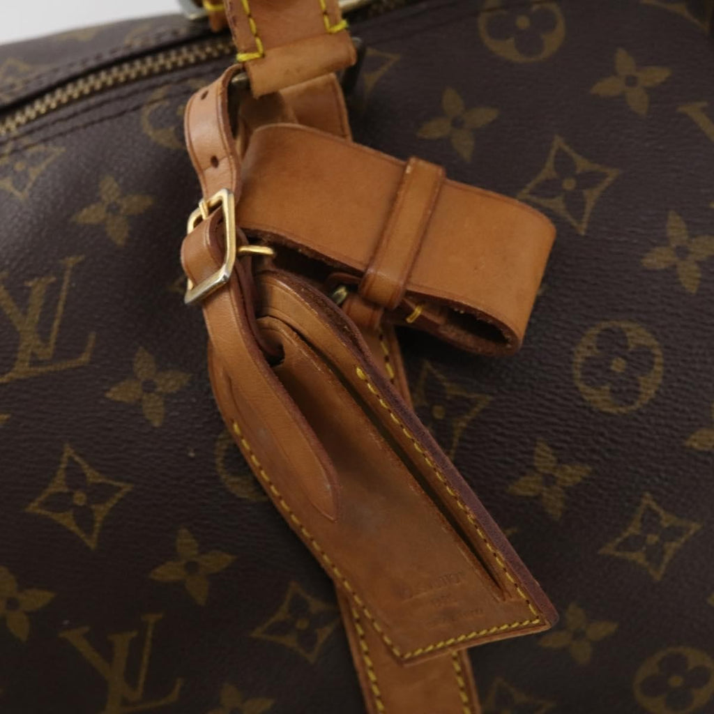 Louis Vuitton Keepall Bandouliere Bag Monogram Canvas Brown Canvas Travel Bag