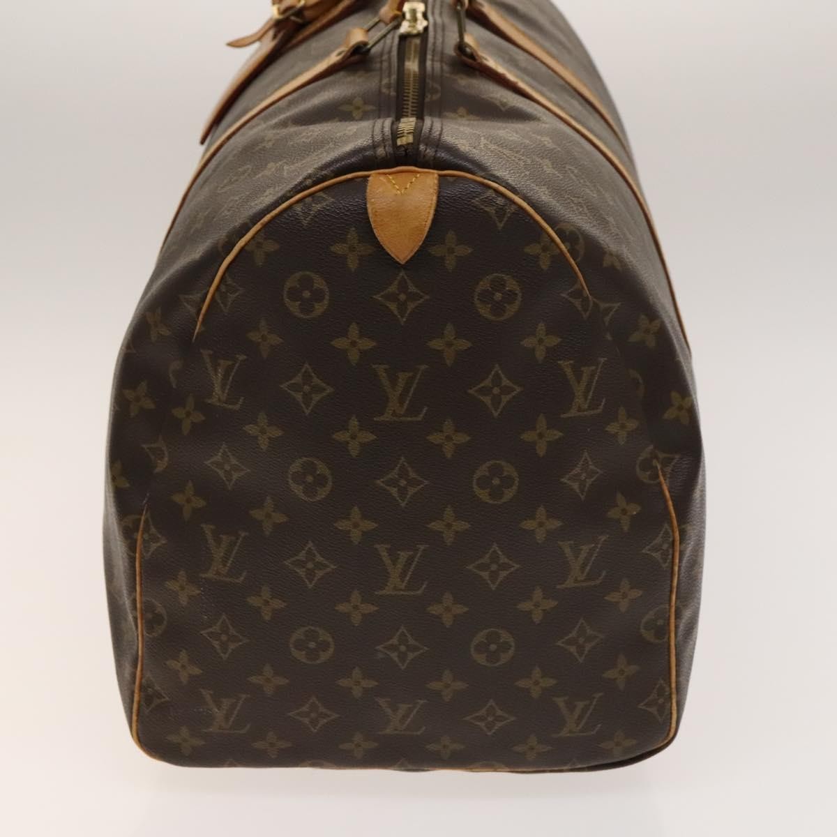 Louis Vuitton Keepall Bag Monogram Canvas Brown Canvas Travel Bag