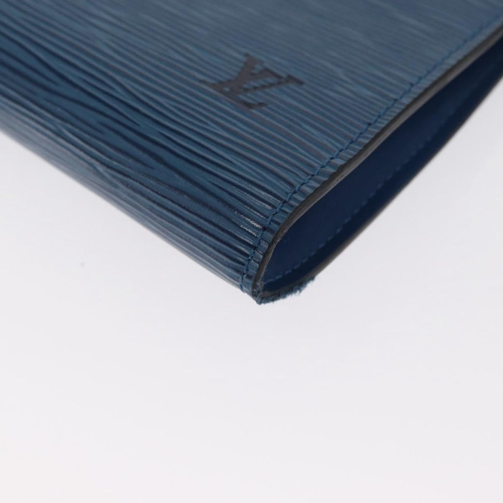 Louis Vuitton Pochette Accessoires Epi Leather Blue Leather Clutche & Pouche Bag