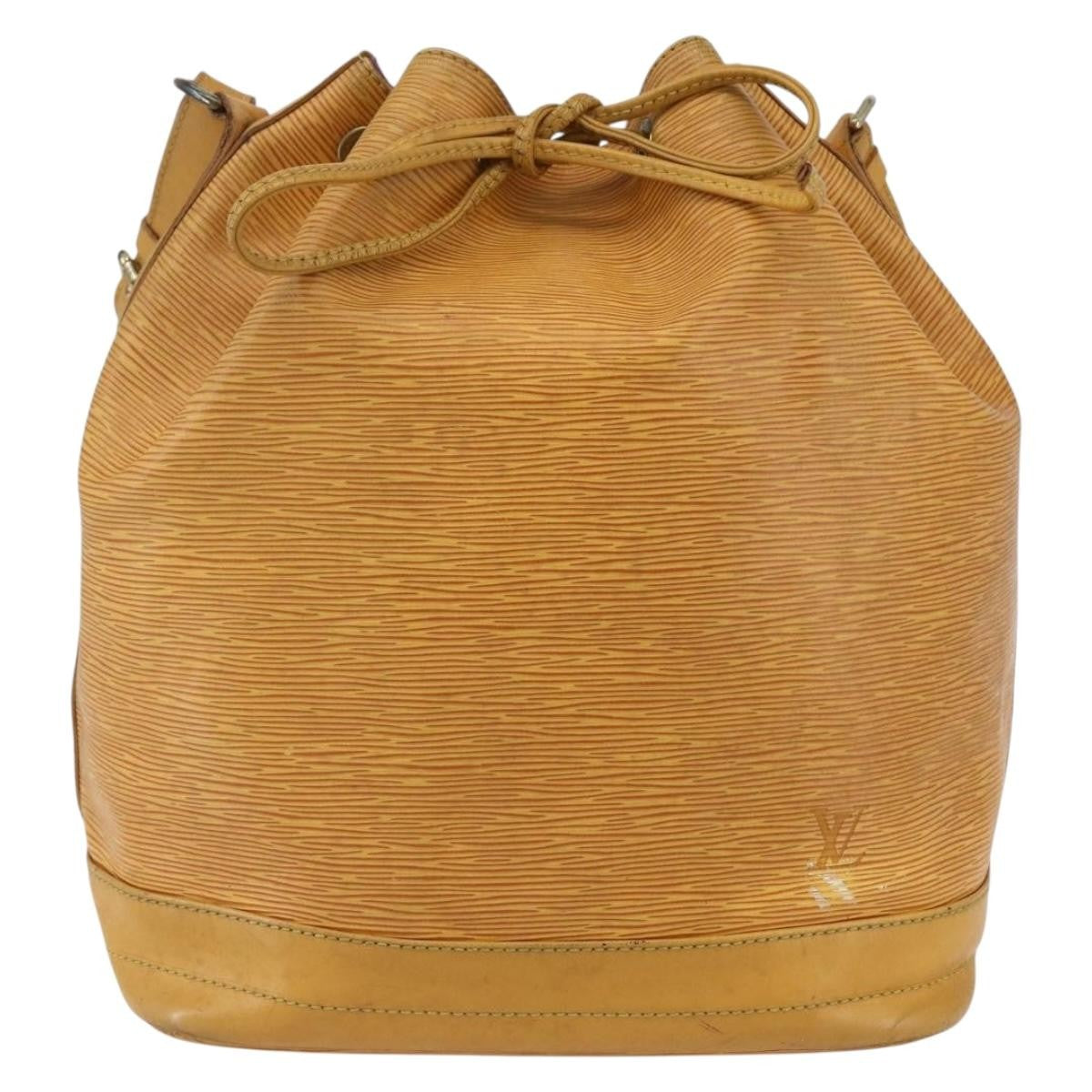 Louis Vuitton Petit Noe Nm Handbag Epi Leather Yellow Leather Shoulder Bag