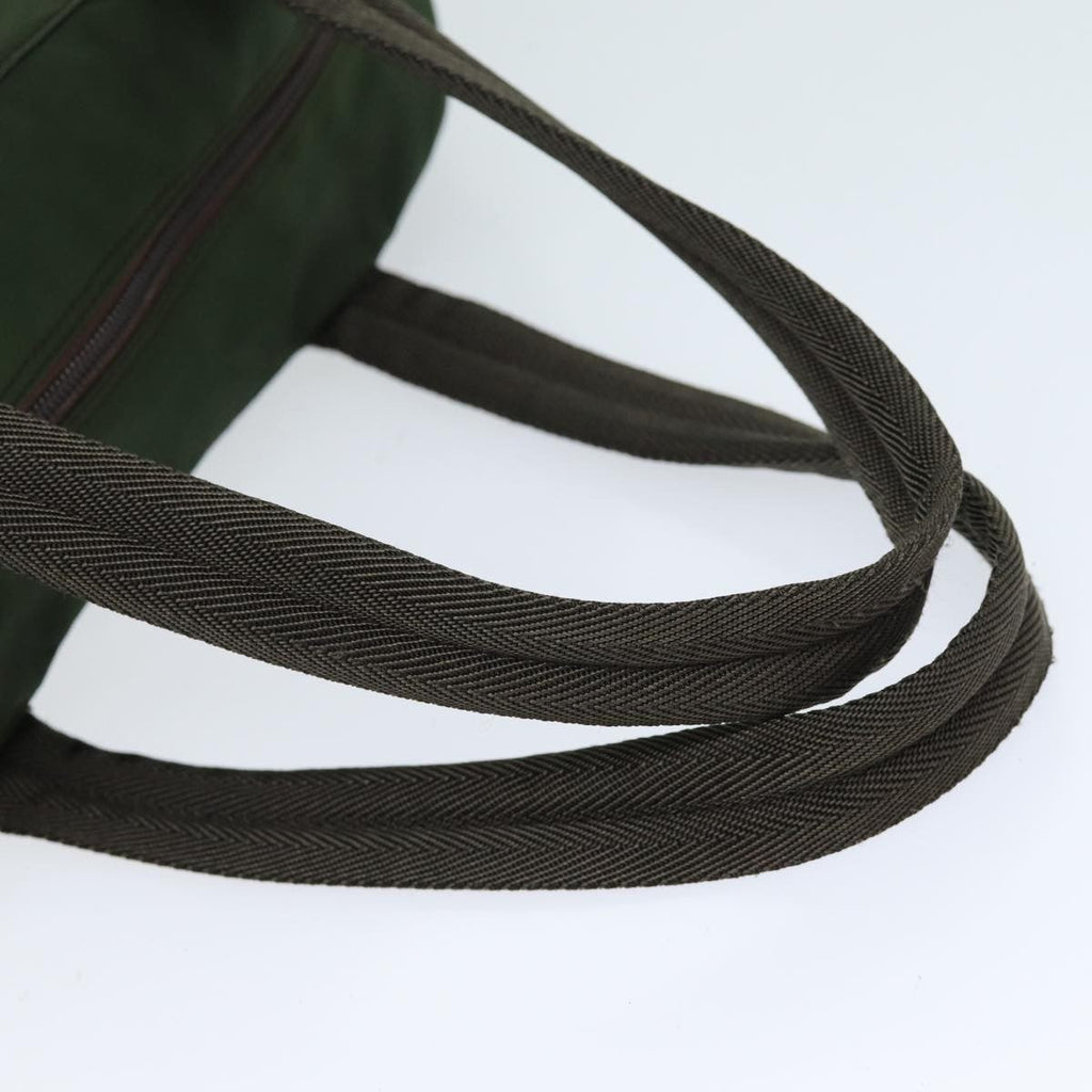 Prada Bowling Shoulder Bag Tessuto Khaki Nylon Handbag
