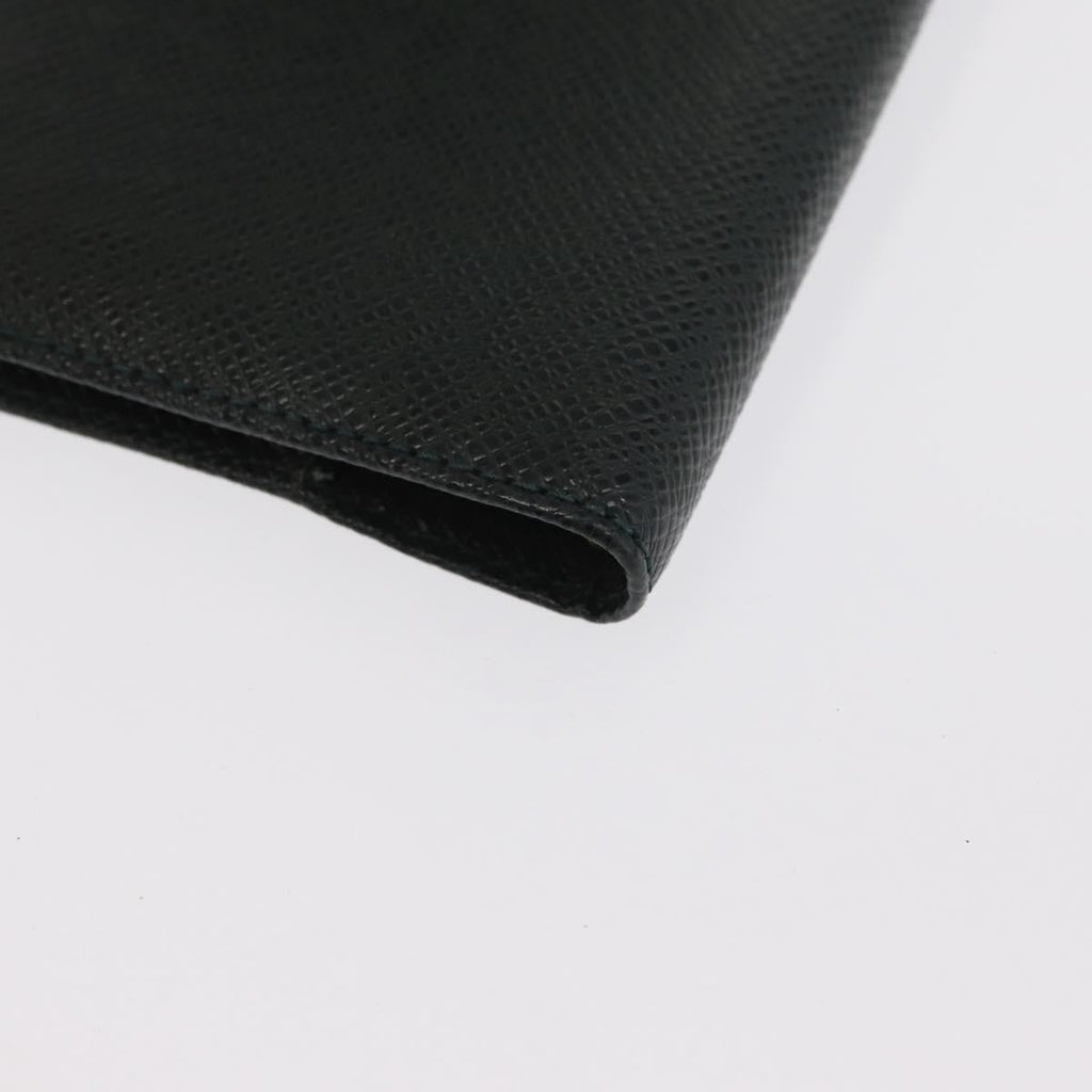 Louis Vuitton Agenda Cover Taiga Leather Green Leather Wallets Accessory