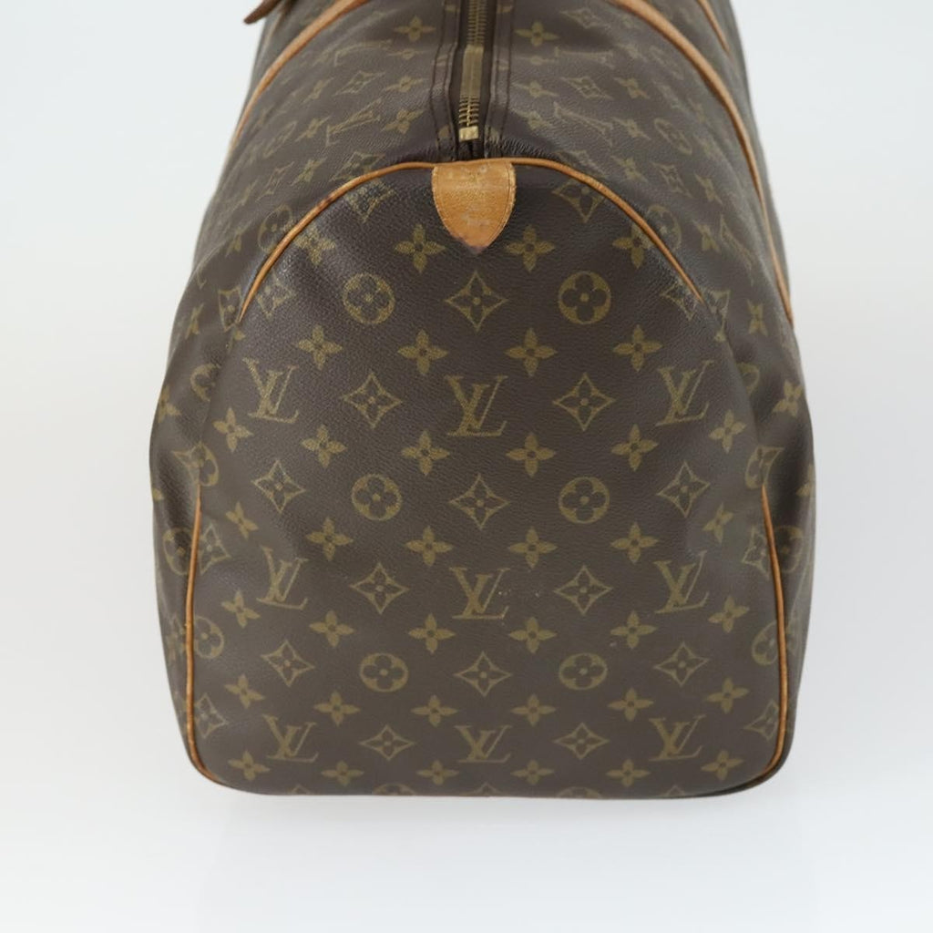Louis Vuitton Keepall Bag Monogram Canvas Brown Canvas Travel Bag