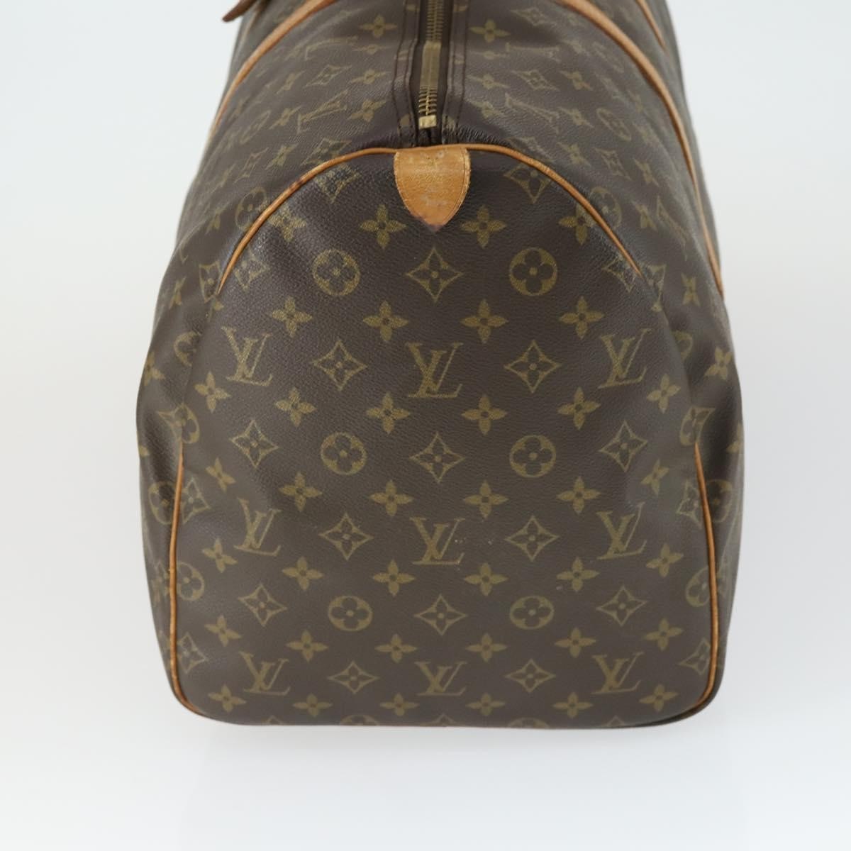 Louis Vuitton Keepall Bag Monogram Canvas Brown Canvas Travel Bag