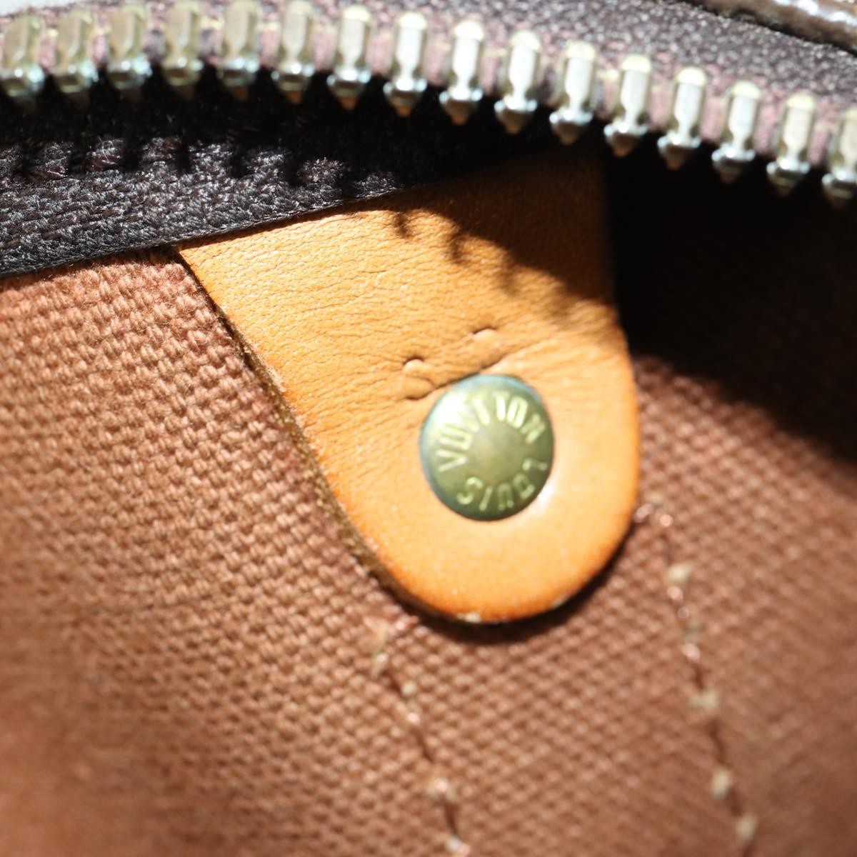 Louis Vuitton Keepall Bandouliere Bag Monogram Canvas Brown Canvas Travel Bag