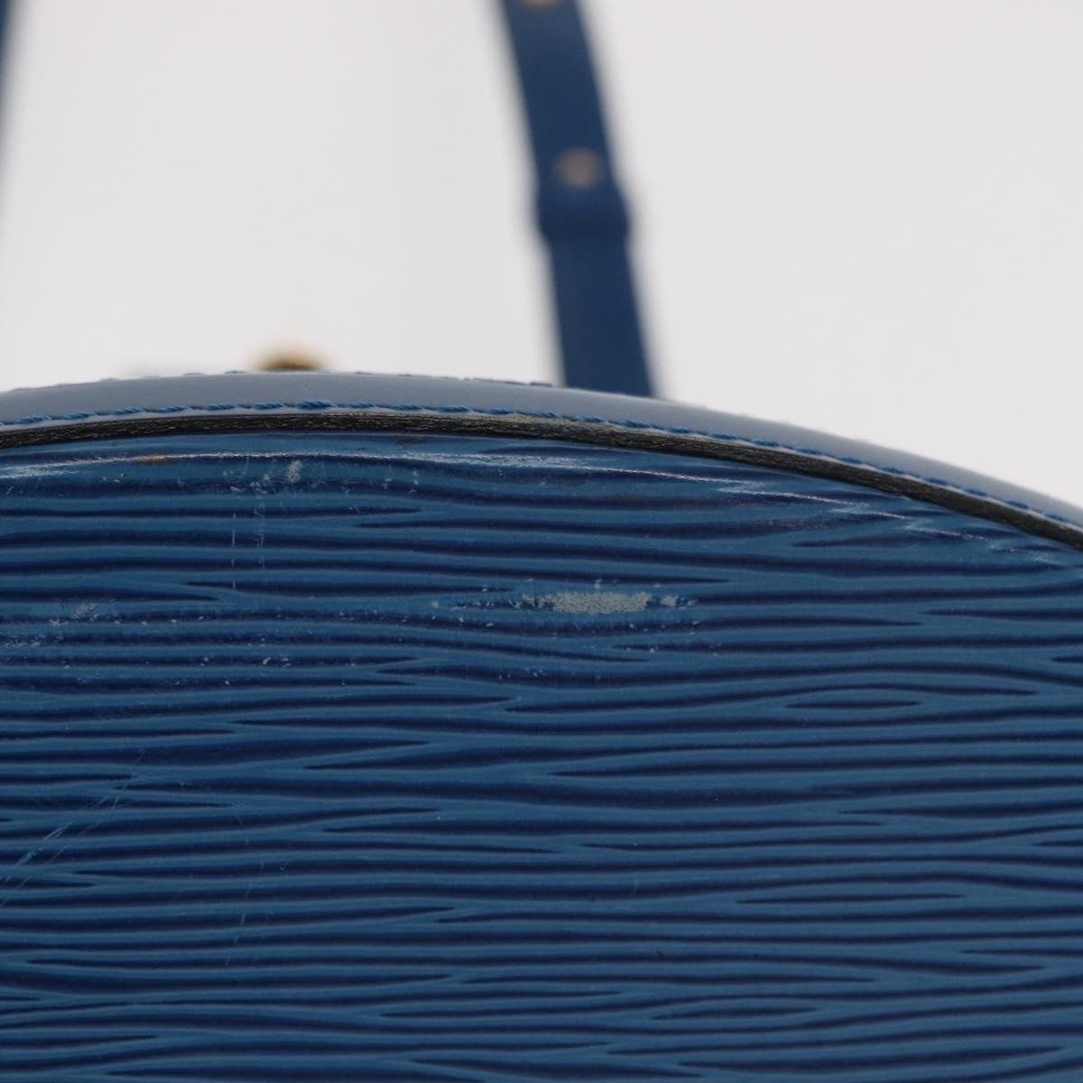 Louis Vuitton Cluny Shoulder Bag Epi Leather Blue Leather Shoulder Bag