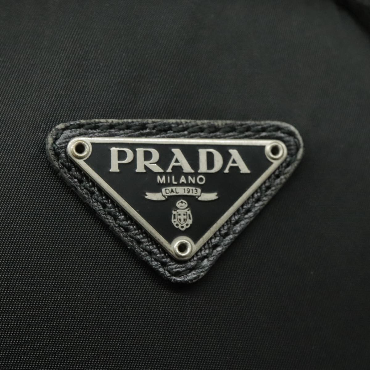 Prada Double Front Pocket Backpack Tessuto Black Nylon Backpack Bag