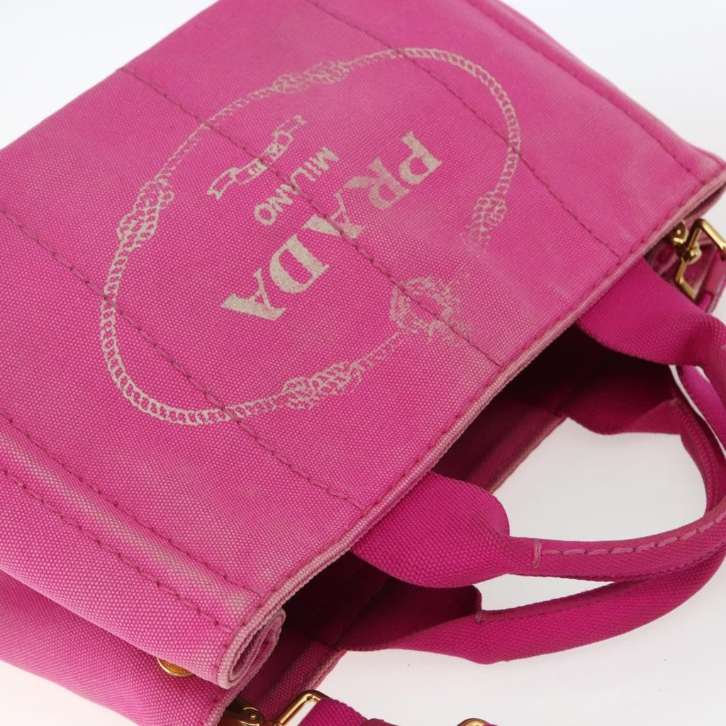 Prada Canapa Convertible Tote Canvas Pink Canvas Tote Bag Bag