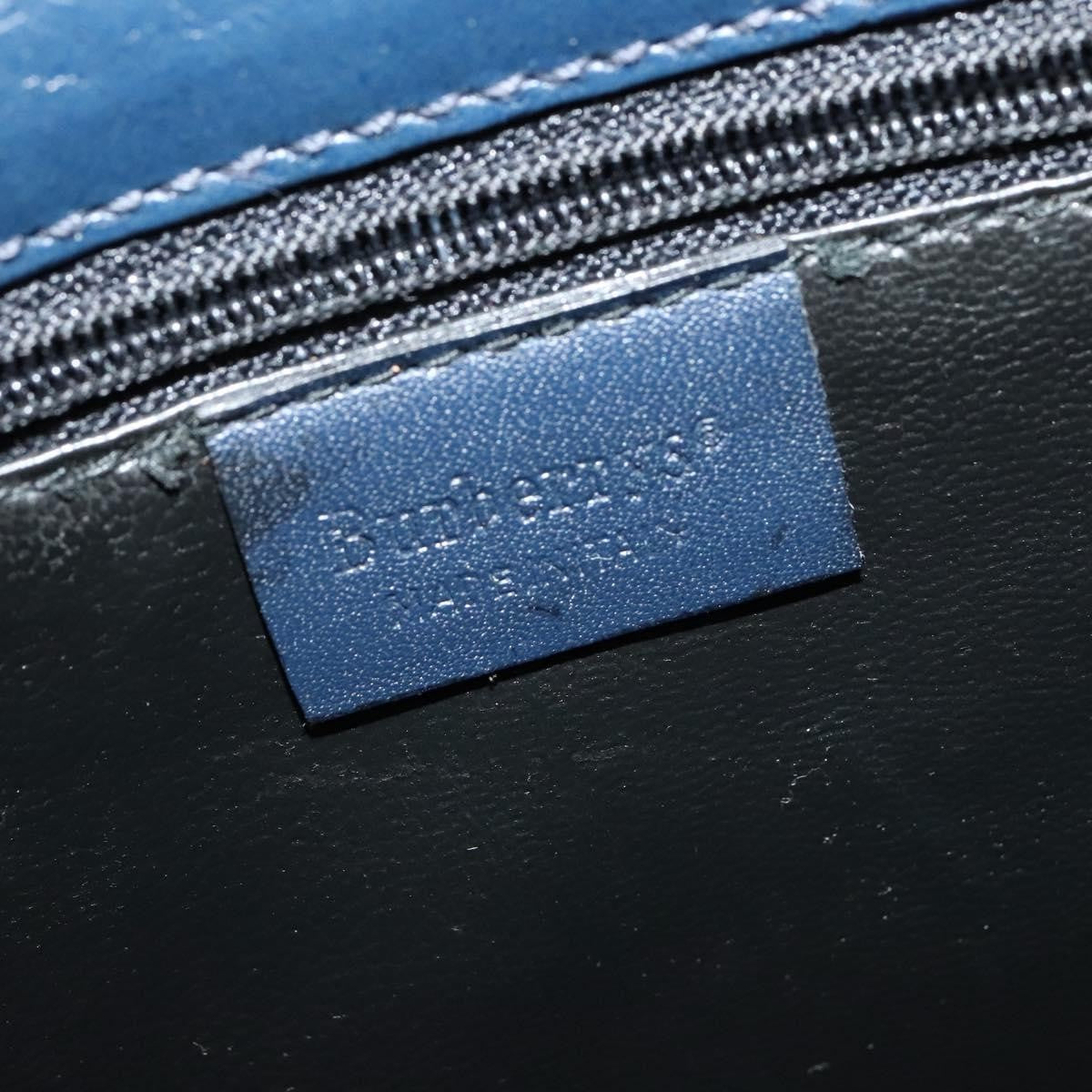 Burberry Flap Shoulder Bag Canvas Navy Canvas Shoulder Bag
