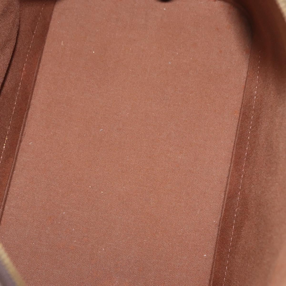 Louis Vuitton Alma Handbag Monogram Canvas Brown Canvas Handbag