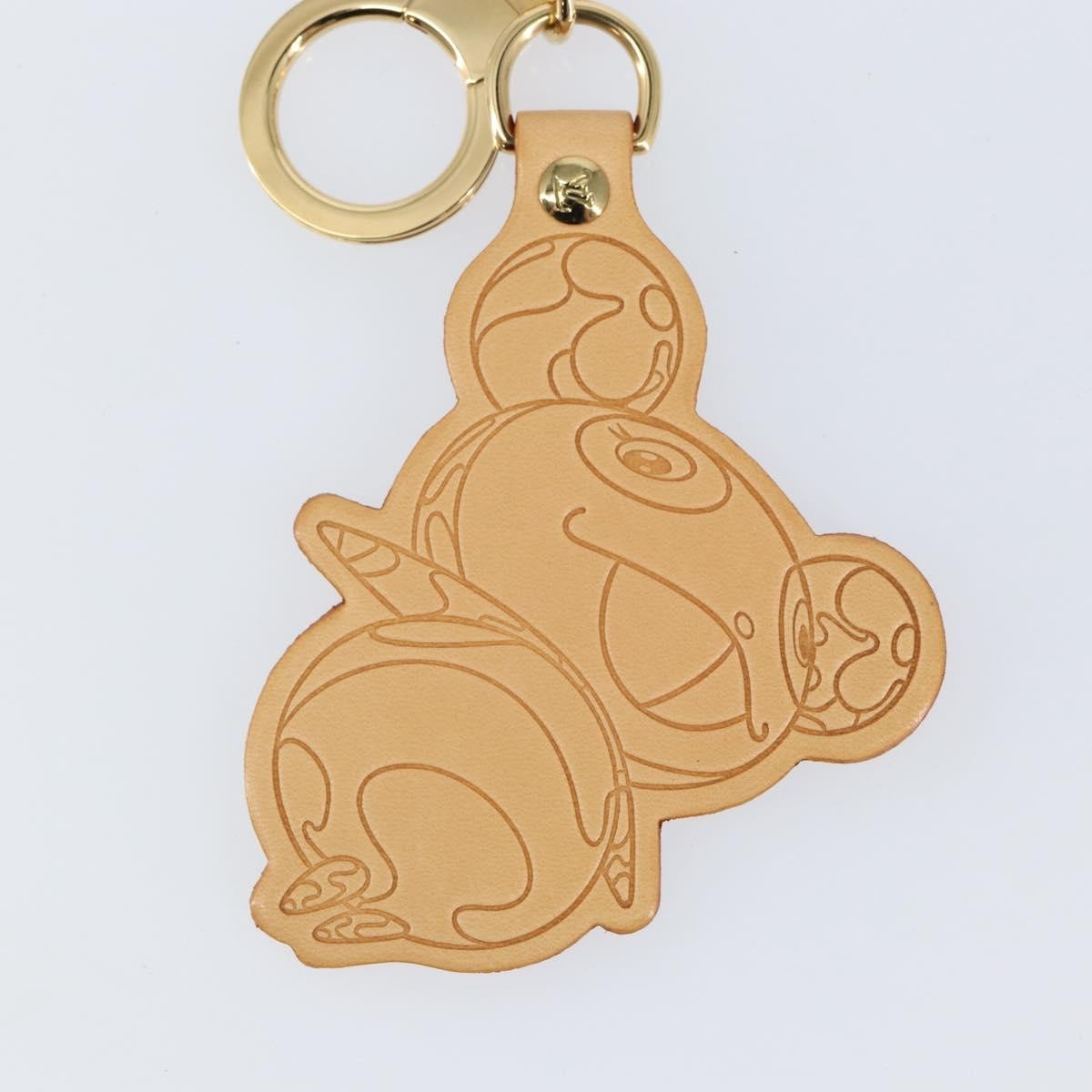 Louis Vuitton Murakami Panda Bag Charm And Keychain Vachetta Leather Beige Leather Charms And Keychains Accessory