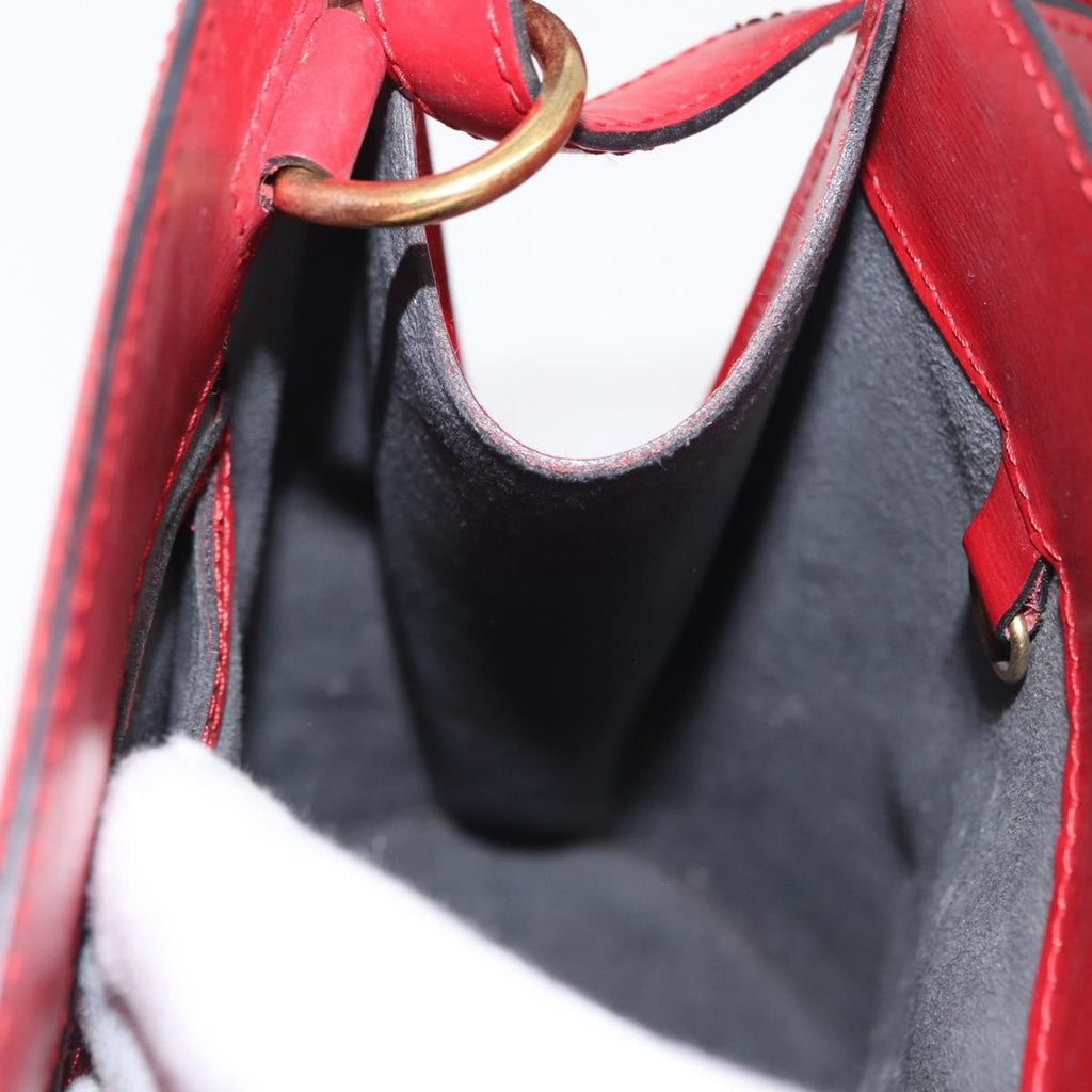 Louis Vuitton Cluny Shoulder Bag Epi Leather Red Leather Shoulder Bag